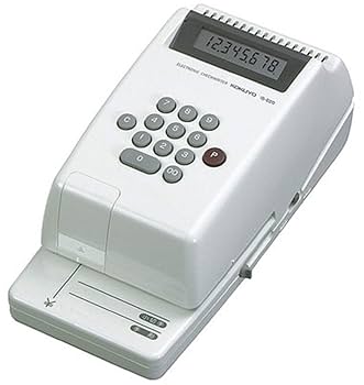 ［101315］電子チェックライター　コードレスタイプ　充電式　IS-E21 101315］電子チェックライター コードレスタイプ 充電式 IS-E21